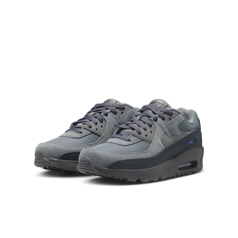 Nike Air Max 90 Smoke Grey/Dark Smoke Grey/Blue Crystal/Iron Grey (IR5583-001)
