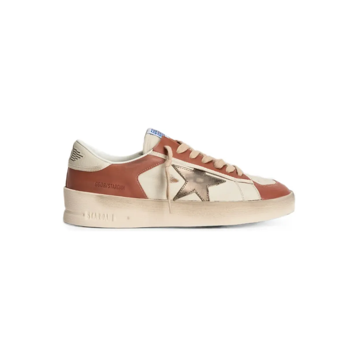 Golden Goose Stardan sneakers met ster-patch – Beige (GMF00479F008526)