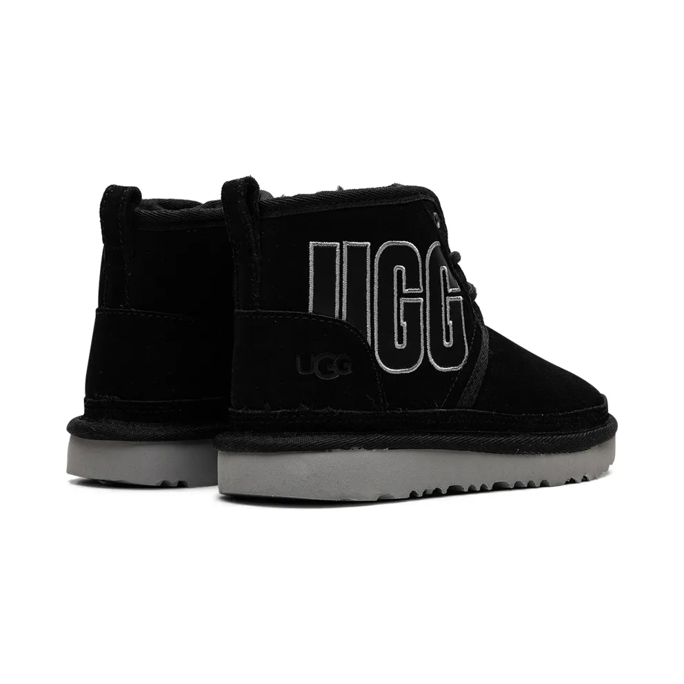 Ugg Neumel Graphic Outline PS “BLACK/GREY” (1130787K-BLK)