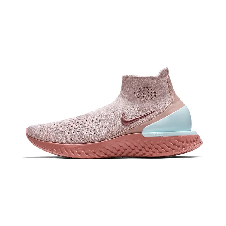 Nike Rise React Flyknit Diffused Taupe (W) “Diffused Taupe / Rust Pink / Teal Tint / Smokey Mauve” (AV5553-226)