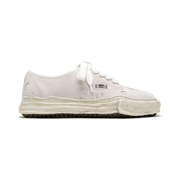 Maison Mihara Yasuhiro Baker OG Sole Western Detail Suede Low White (A15FW734-WHT)