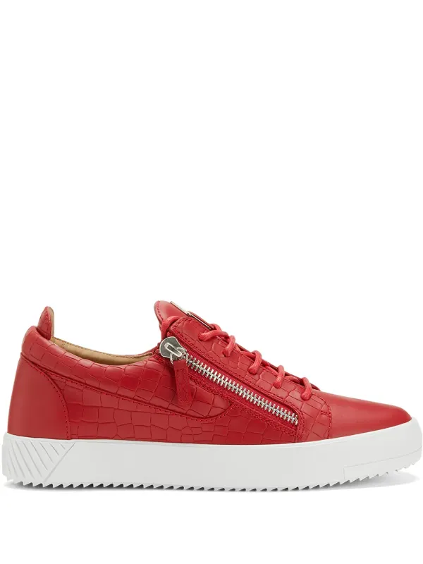 Giuseppe Zanotti Frankie low-top sneakers – Red (RU90104K07)
