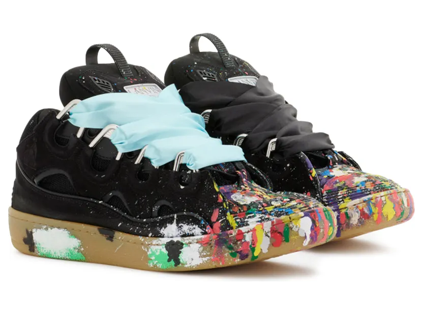 Lanvin Leather Curb Gallery Dept. Black Multi (W) (FW-SKDK02-DRGD-P2210S1)