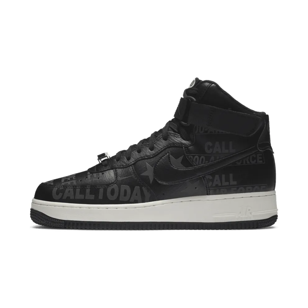 Nike Air Force 1 High Toll Free Black/Black-Sail-Vast Grey (CU1414-001)