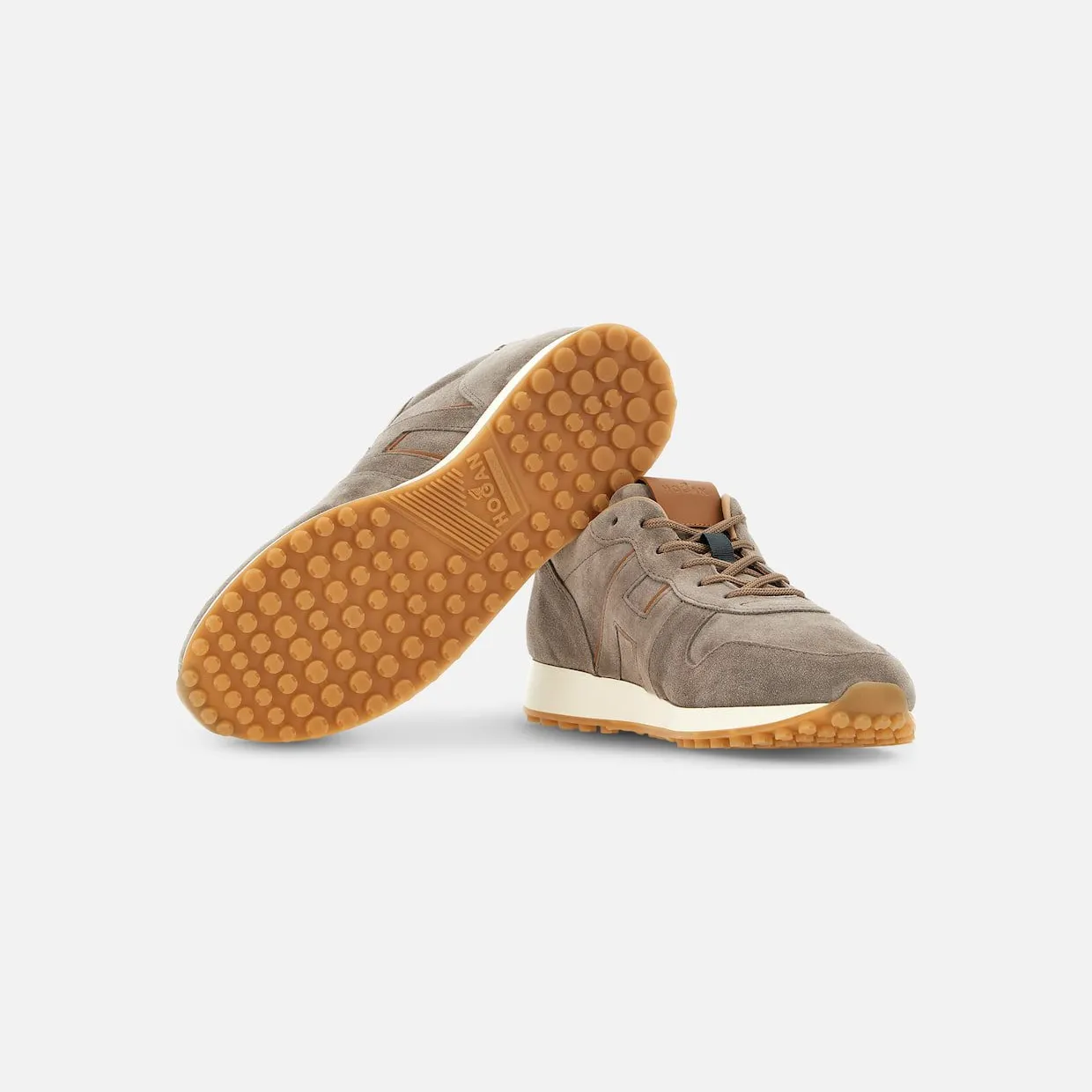 Sneakers Hogan H383 Grey Beige (HXM4290DT20QDN468E) (4)