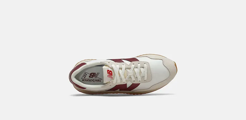 New Balance 237 White Burgundy (MS237SB)
