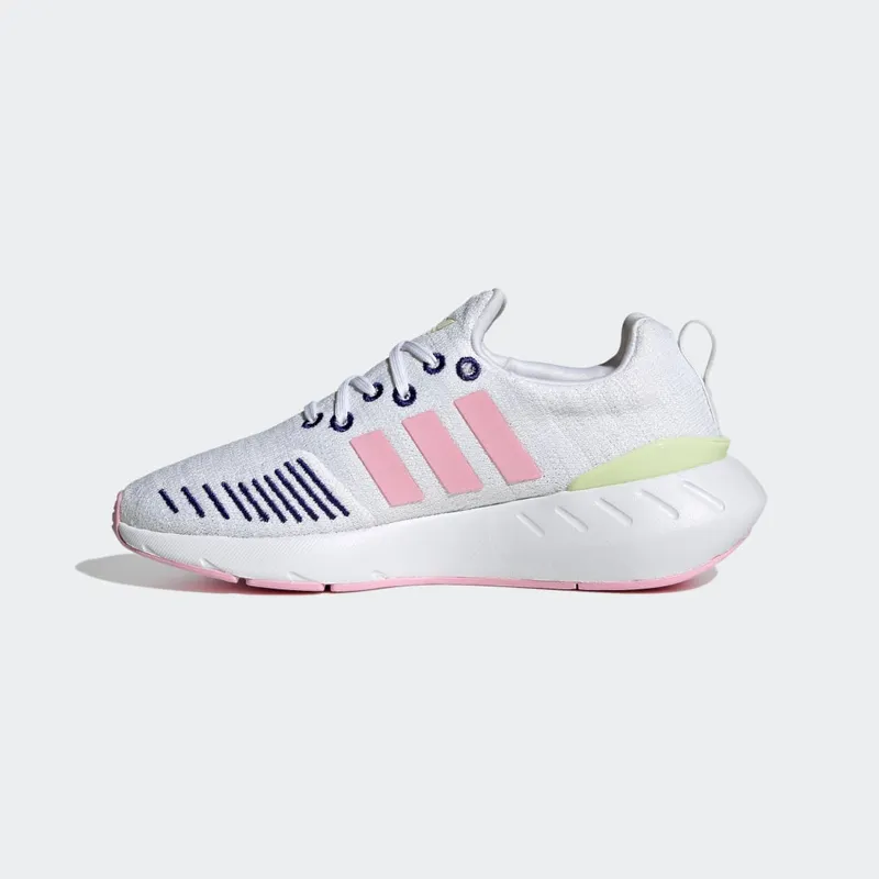 Adidas Swift Run 22 Cloud White / True Pink / Almost Lime (GZ0798)