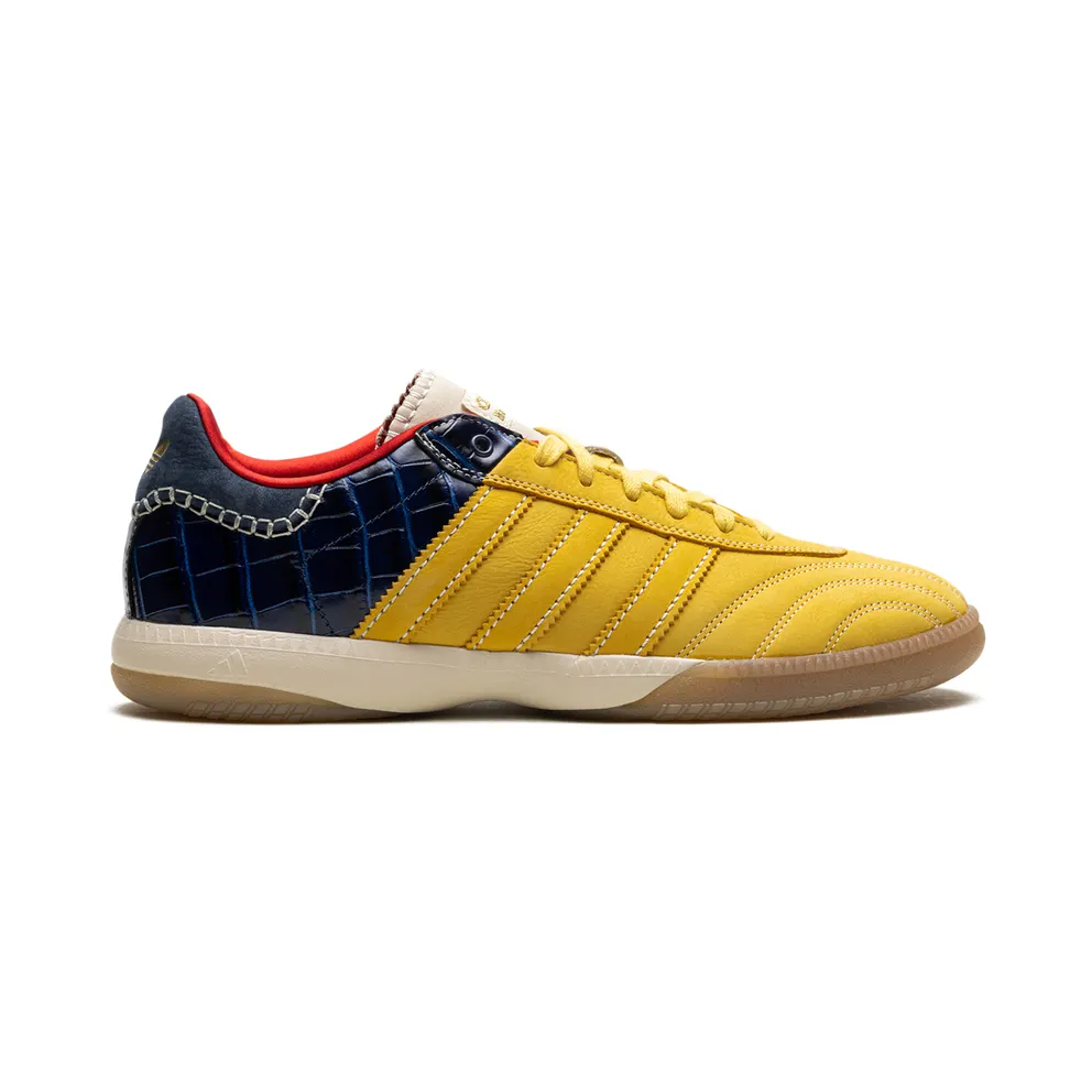 Adidas Samba Millenium “Wales Bonner – Fade Gold / Navy Croc” (IH8407)