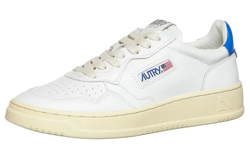 Autry Medalist Low Leather / Leather White / Princess Blue (AULWLL46) (2)
