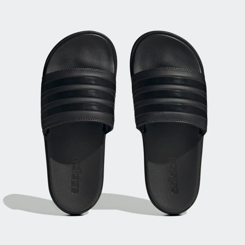 Adidas Adilette Platform Slides Core Black / Core Black / Core Black (HQ6179)
