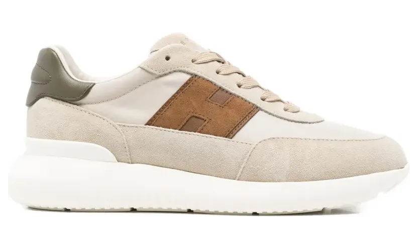 Hogan Sneakers met H-applicatie – Beige (HXM7090GB90V1)