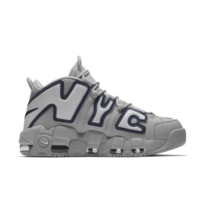 Nike Air More Uptempo NYC Wolf Grey/White-Midnight Navy (AJ3137-001)
