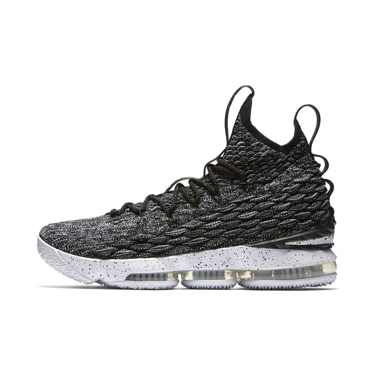Nike LeBron 15 Ashes “Black / White” (897648-002)