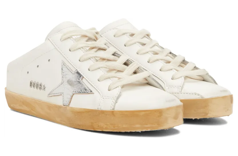 Golden Goose White Super-Star Sabot Sneakers (GWF00110.F003352.80185) (4)