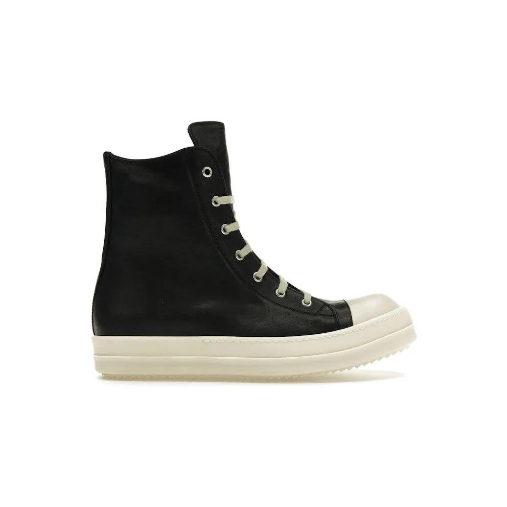 Rick Owens Lido High Sneaks Black Milk (RU01D3890-LOO-911)