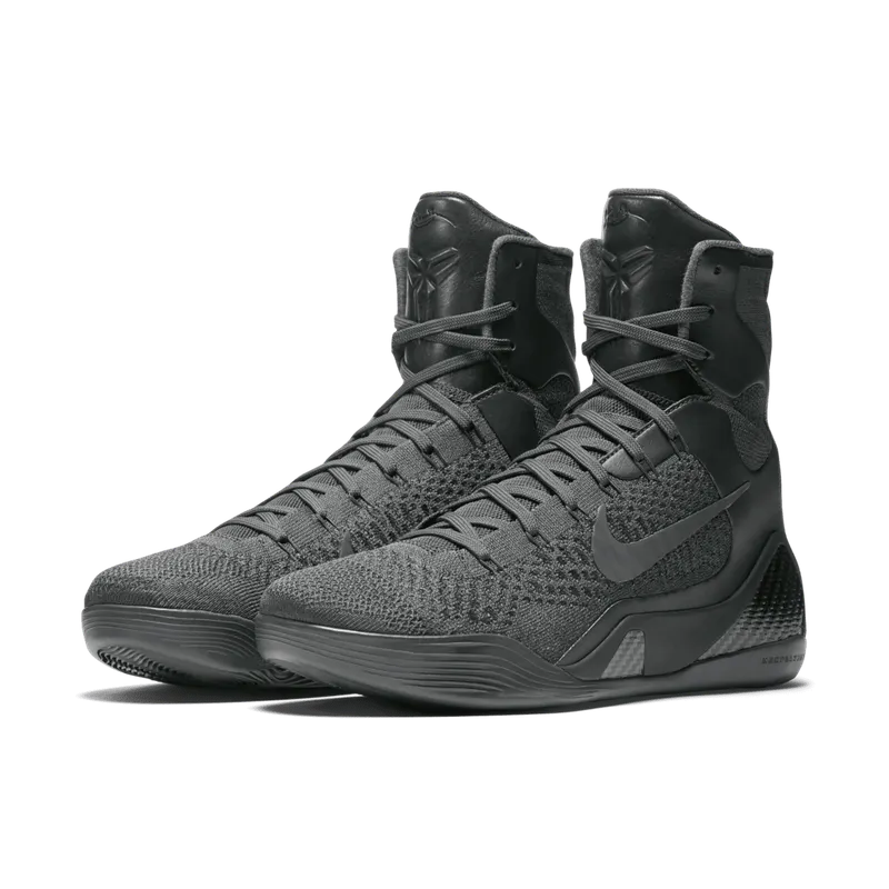 Nike Kobe 9 Elite Black Mamba Collection Fade to Black Anthracite/Anthracite (869455-002)