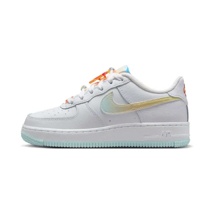 Nike Air Force 1 Low LV8 GS “White Glacier Blue Multi-Color” (IB8890-191)