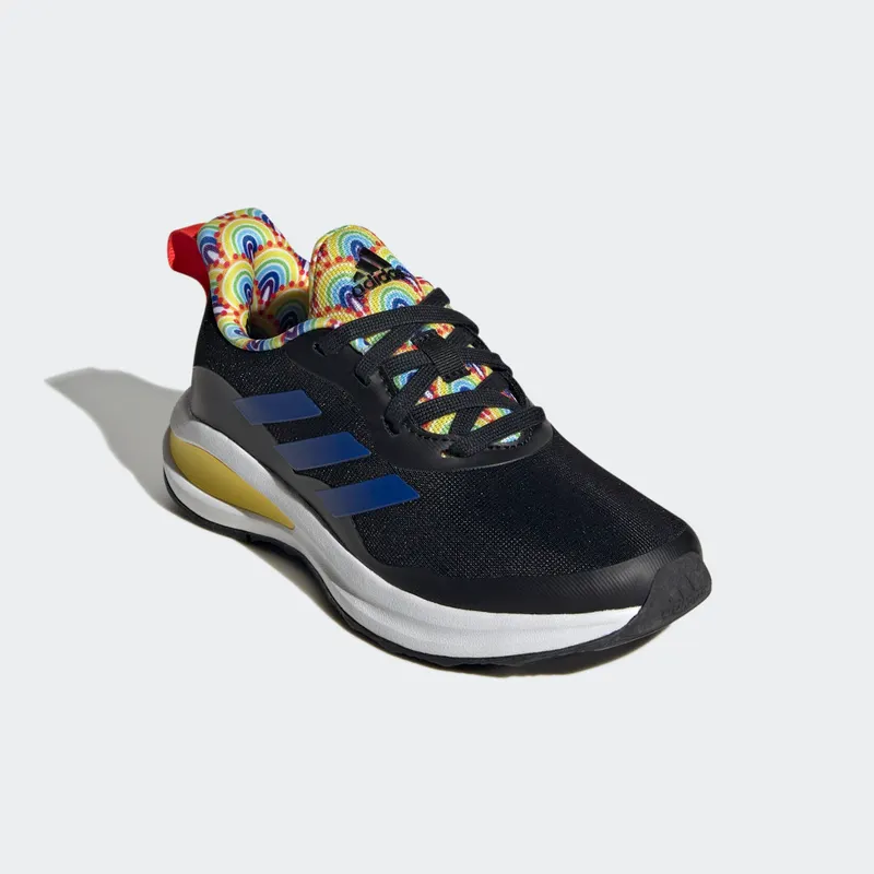 Adidas FortaRun Sport Running Lace Core Black / Royal Blue / Impact Yellow (HR1443)