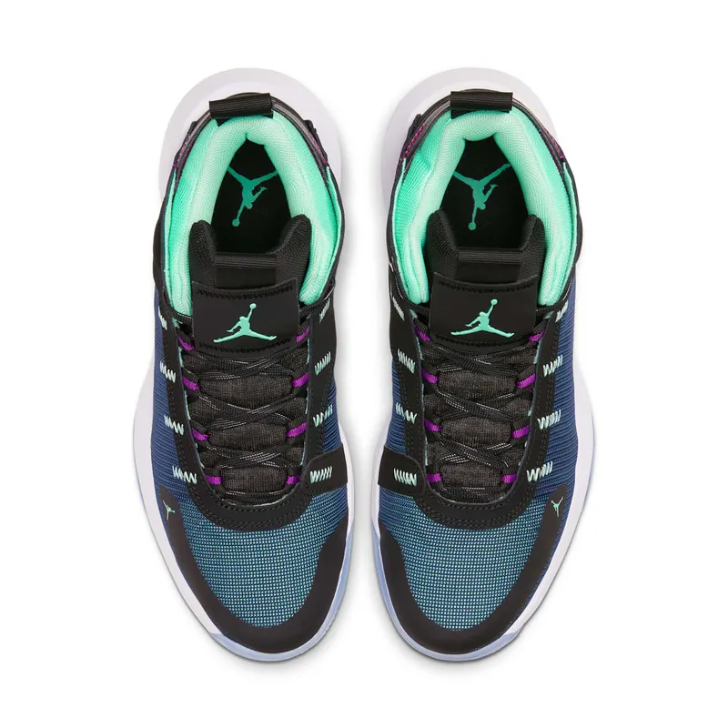 Jordan Jumpman 2020 Black Green Glow Blue Void (BQ3449-005)