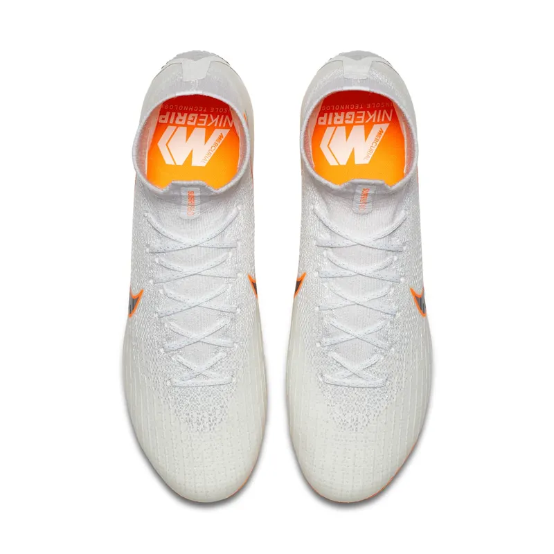 Nike Mercurial Superfly 6 Elite FG White Total Orange (AH7365-107)