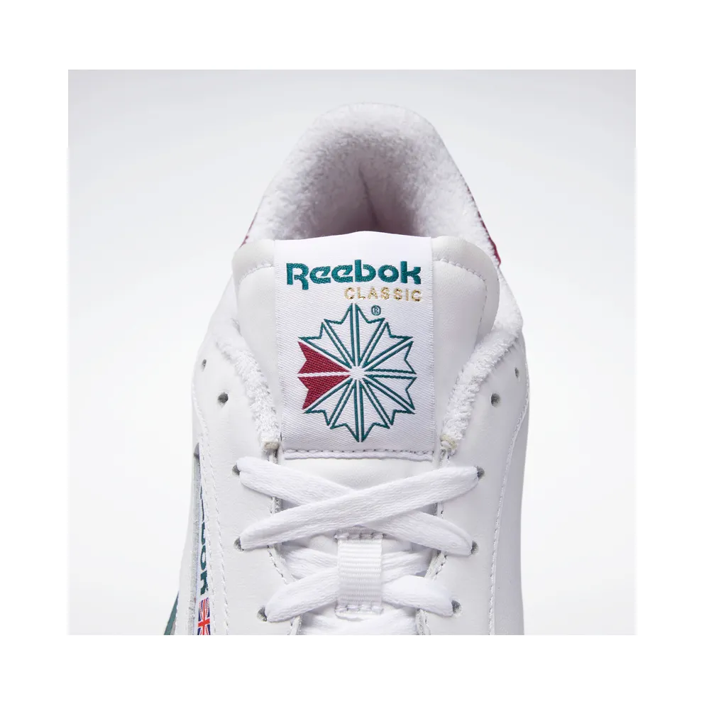 Reebok Club C Revenge Shoes Cloud White / Midnight Pine / Punch Berry