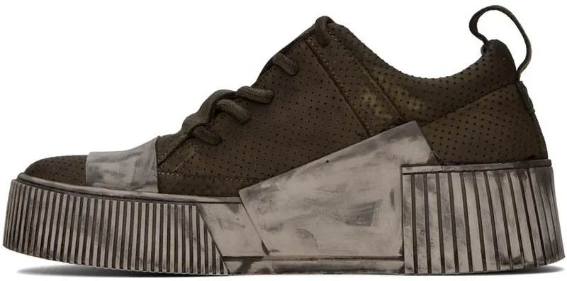 Boris Bidjan Saberi Khaki Bamba 2.1 Sneaker WEHR GRÜN (328-BAMBA 2.1)