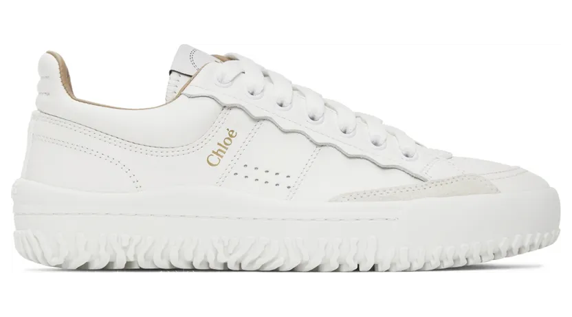Chloé White Frankie Sneakers (CHC20W39142)