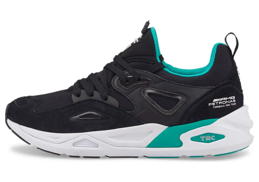 Puma Mercedes F1 TRC Blaze motorsportschoenen Zwart/Groen (307134-02)