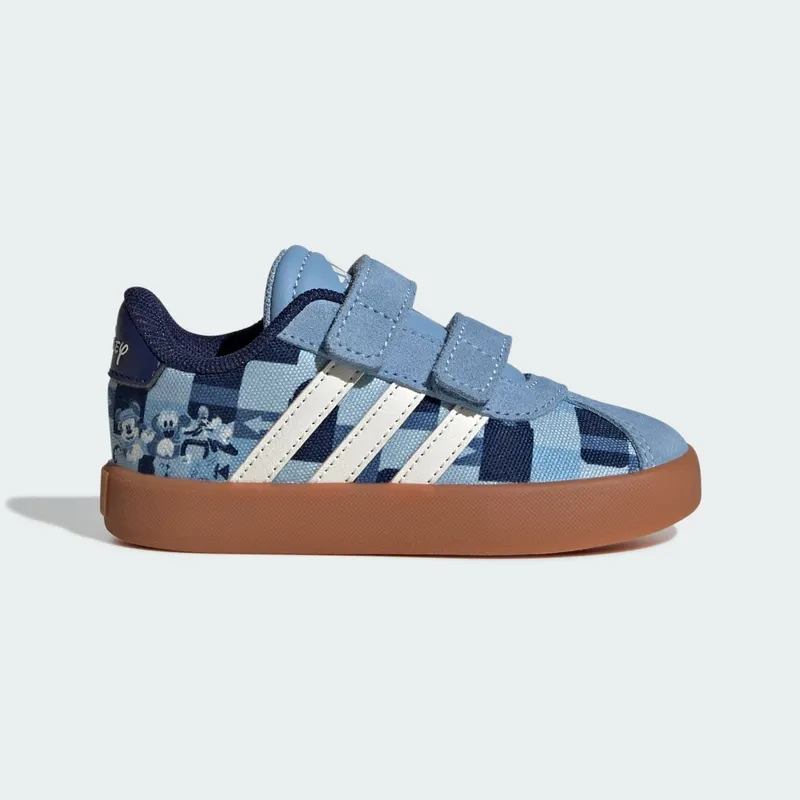 Adidas ADIDAS DISNEY MICKEY MOUSE VL COURT Shoes PEUTERS Ash Blue / Off White / Crew Blue (JH6078)