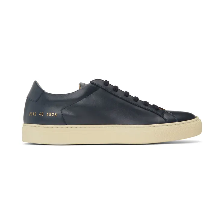 Common Projects Navy Retro Vintage Low Sneakers (2312)