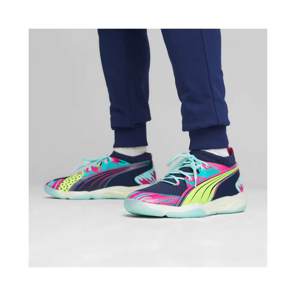 Puma Eliminate Nitro Sqd Indoor Shoes Blue/Green (10759001)