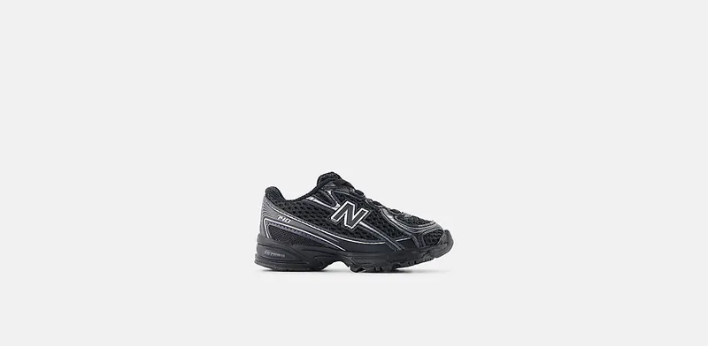 New Balance 740 Bungee Lace TD Black Silver Metallic (IZ740BM)