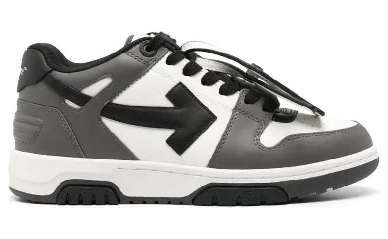 OFF-WHITE Out Of Office OOO Low Tops Dark Grey (OWIA259C99LEA0120710)