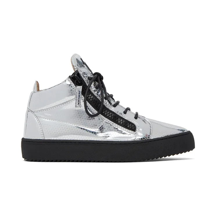 Giuseppe Zanotti Silver Stilgar High Sneakers (RU20006-X1376)