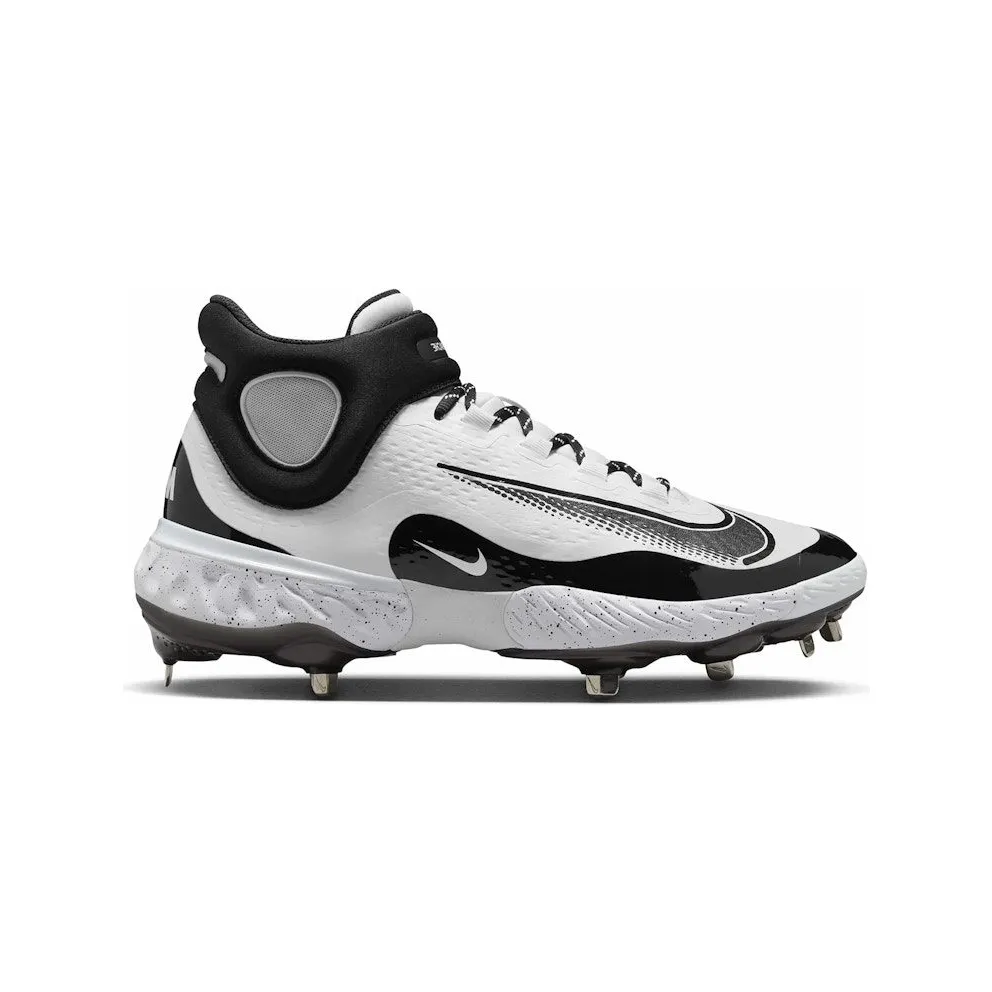 Nike Alpha Huarache Elite 4 Mid White Black (FD2744-107)