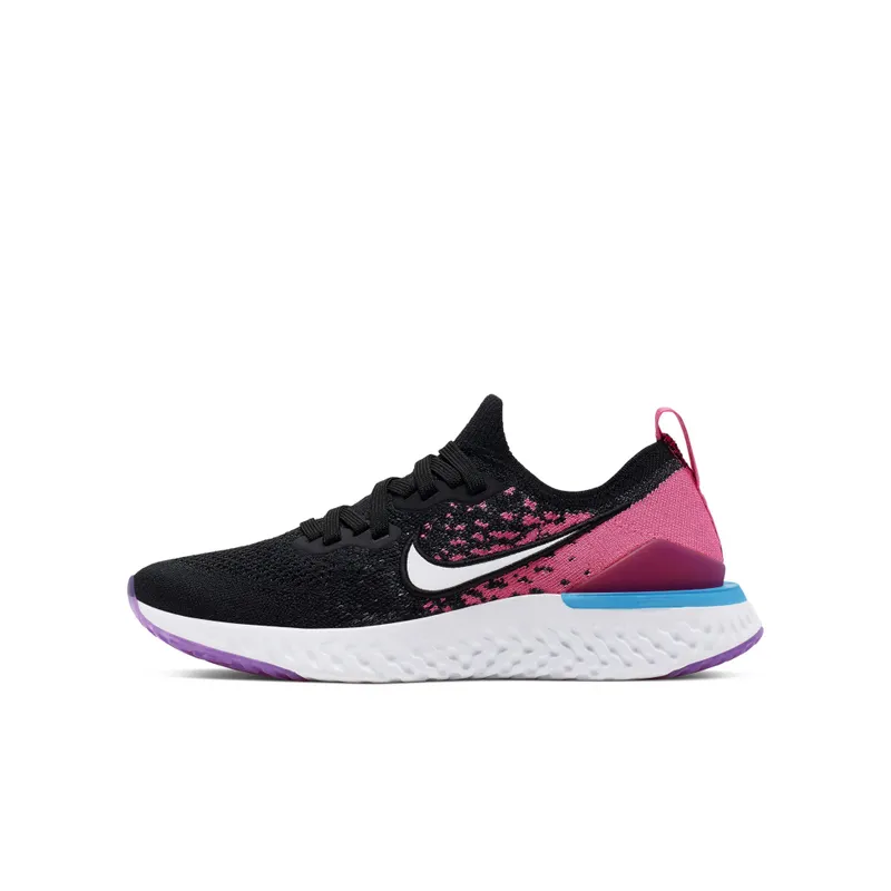 Nike Epic React Flyknit 2 voor kids Black (AQ3243-016)