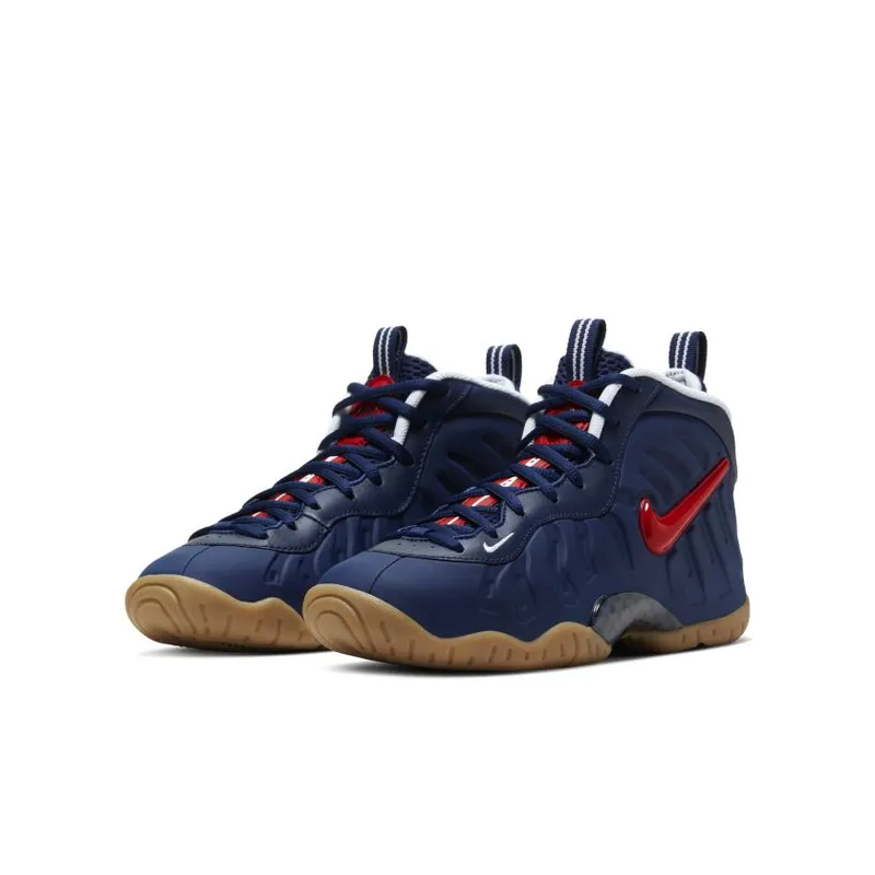 Nike Air Foamposite Pro Blue Void University Red (GS) Blue Void/Gum Light Brown-White-University Red (644792-405)