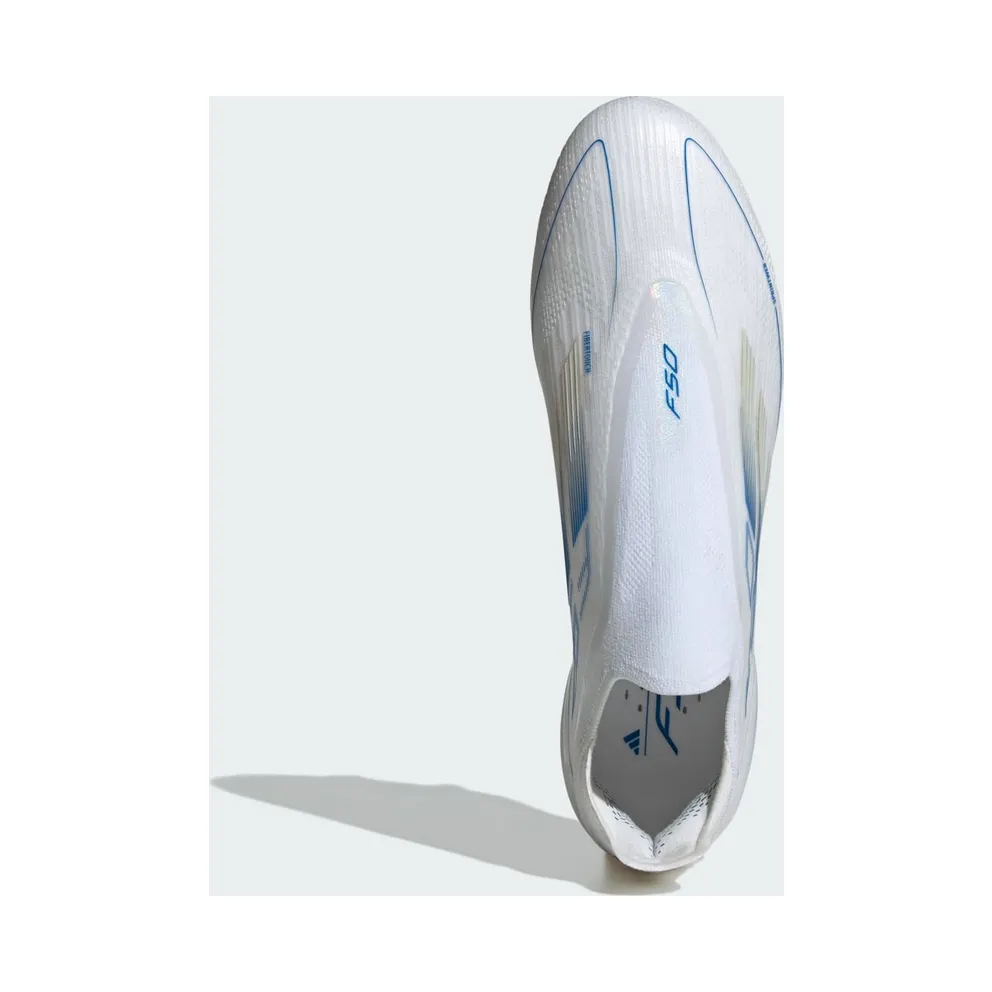 adidas F50 Elite Laceless Firm Ground Boots “Cloud White / Pearl Met. / Cloud White” (IE1216)