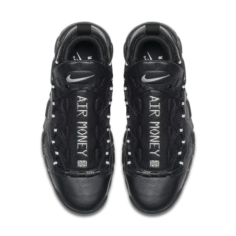 Nike Air More Money Black Metallic Silver Black/Metallic Silver-Black (AJ2998-002)