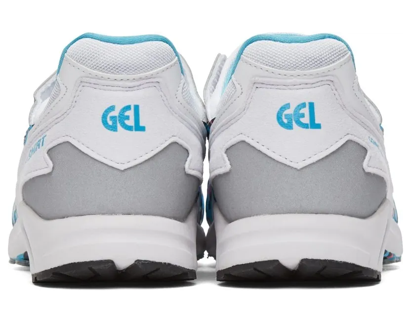 Comme des Garçons Shirt White & Blue Asics Edition Tarther Sneakers (FH-K100-1) (4)