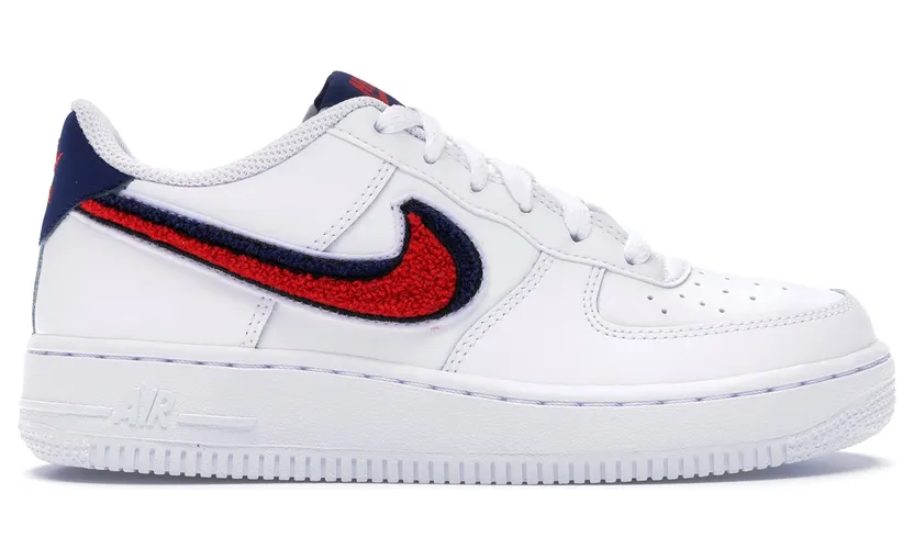 Nike Air Force 1 Low 3D Chenille Swoosh USA (GS)