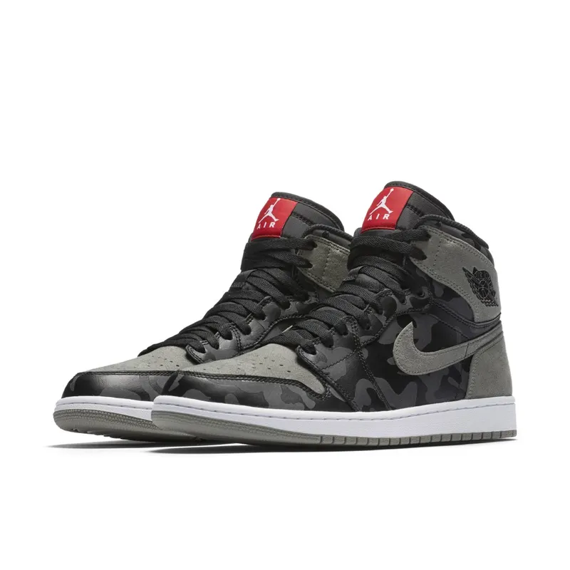 Jordan 1 Retro High Camo 3M Shadow Black/Black-Dark Stucco-White (AA3993-034)