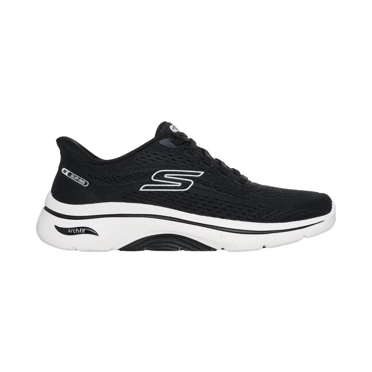 Skechers Slip-ins: GO Walk Arch Fit 2.0 “Kathy Black / White” (125342BKW)