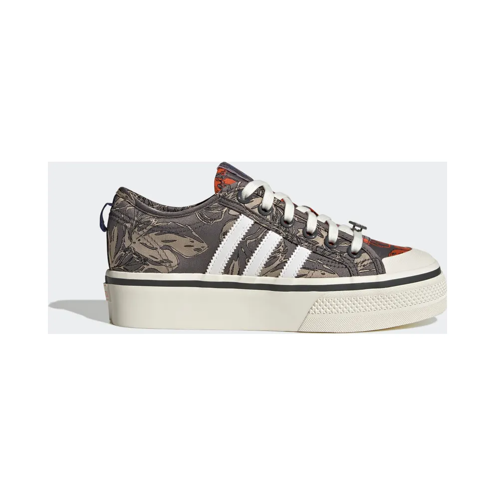 adidas Nizza Platform Schuh Off White / Cloud White / Impact Orange (HQ6240)