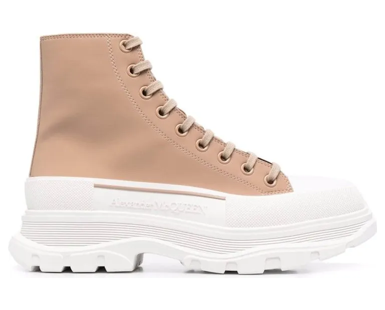 Alexander McQueen Tread Slick Boot Beige White (633900WHZ622618)