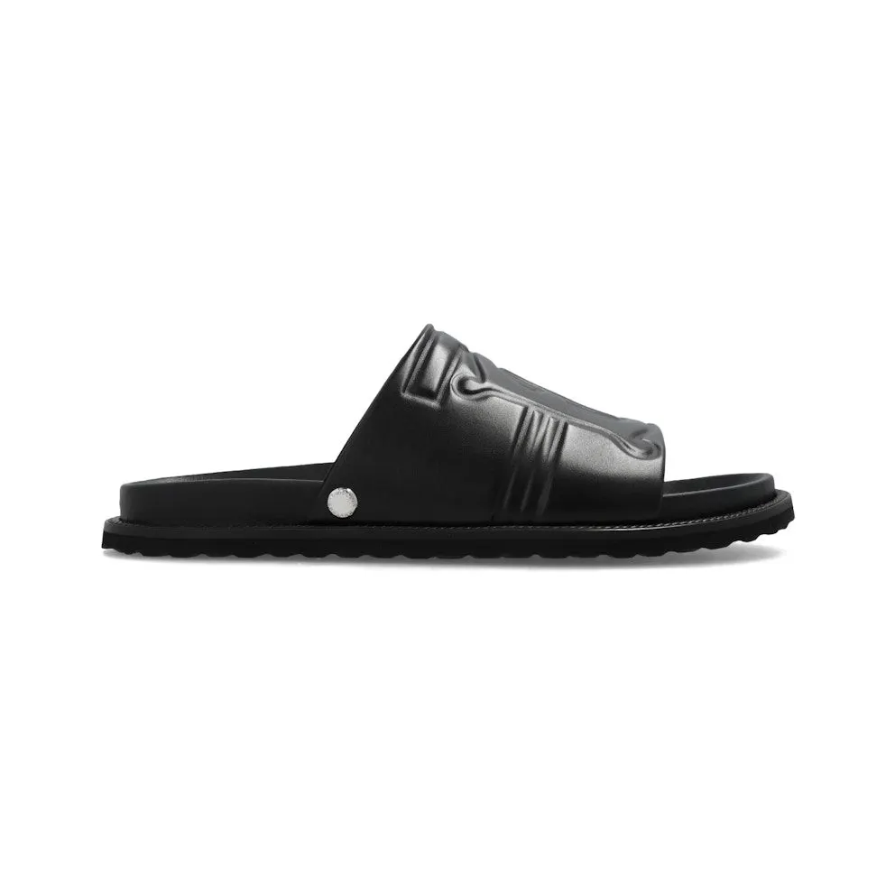 Burberry Thornton Leather Slides Black (8065467)