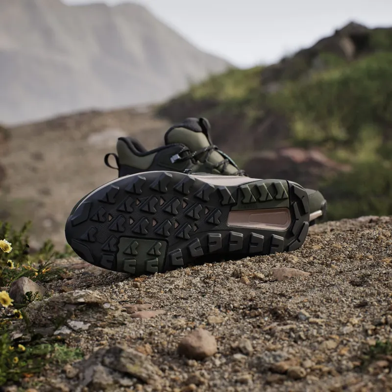 Adidas Terrex Anylander CLIMAWARM+ Hiking Shoes Olive Strata / Night Cargo / Semi Flash Aqua (JQ9951)