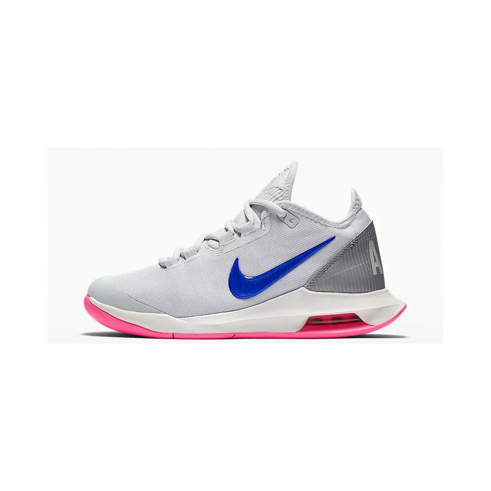 Nike Court Air Max Wildcard “Pure Platinum / Metallic Platinum / Pink Blast / Racer Blue” (AO7353-002)