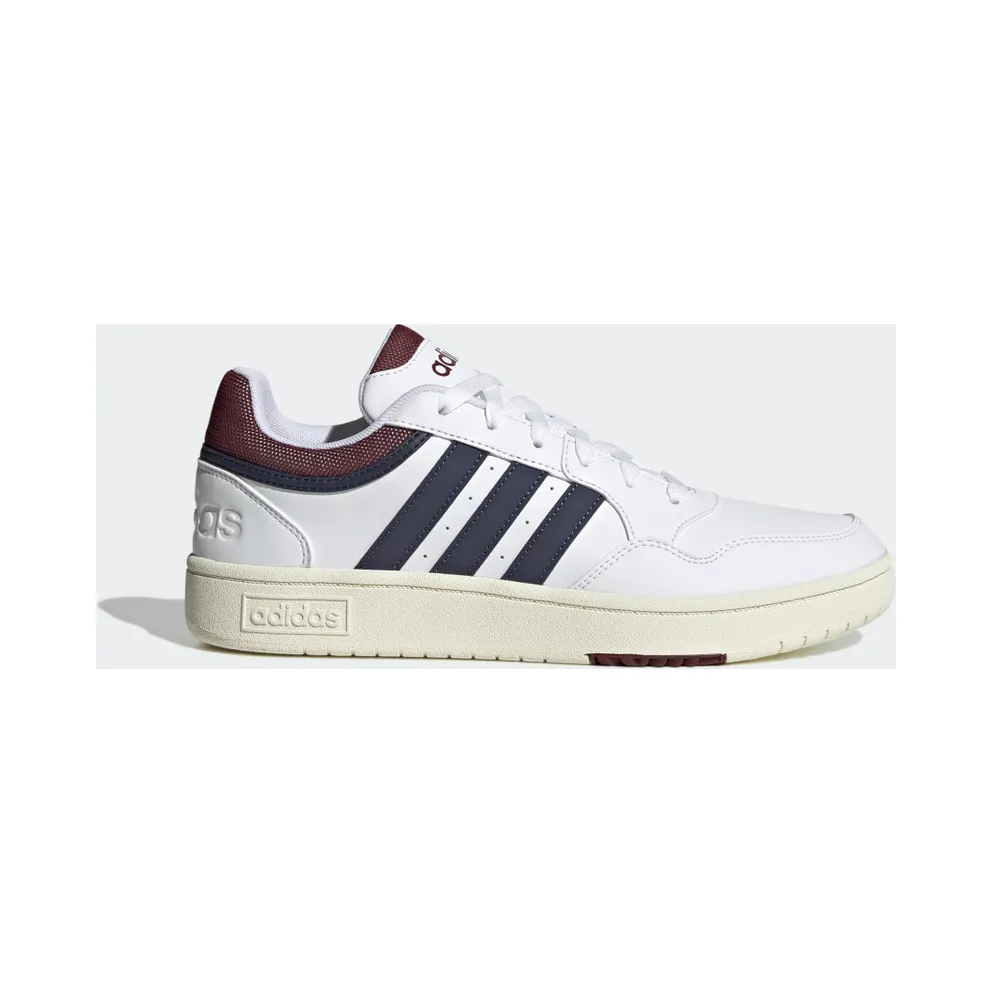 adidas Hoops 3.0 Low Classic Vintage Schuh Cloud White / Shadow Navy / Shadow Red (HP7944)