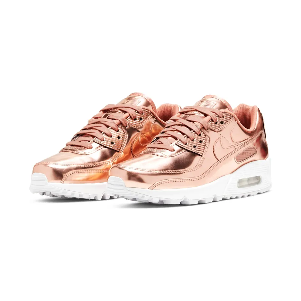 Nike Womens Air Max 90 ‘Metallic Pack’ Rose Gold (2020) (CQ6639-600)